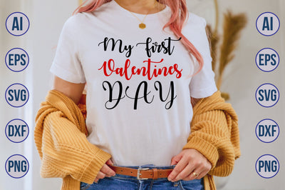 My First Valentines Day svg SVG nirmal108roy 