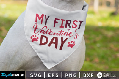 My first valentine's day SVG SVG Regulrcrative 