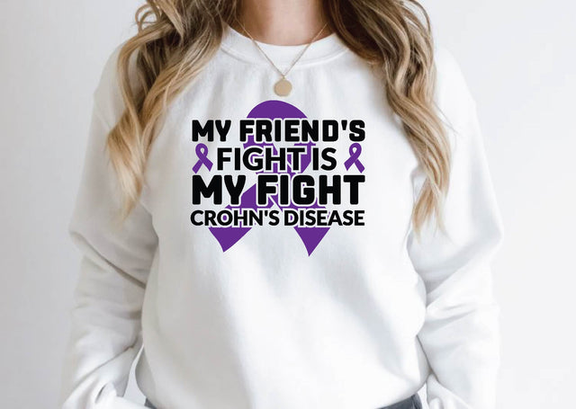 my friend's fight is my fight crohn's disease SVG Design SVG farhad farhad 