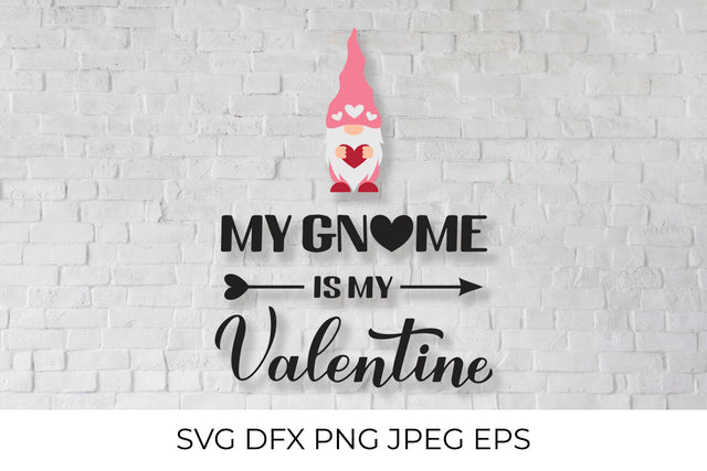 My Gnome is my Valentine SVG SVG LaBelezoka 