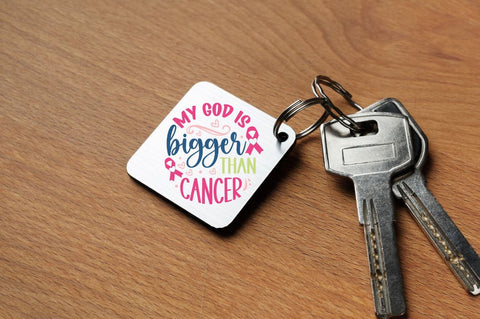 My god is bigger than cancer SVG SVG DESIGNISTIC 