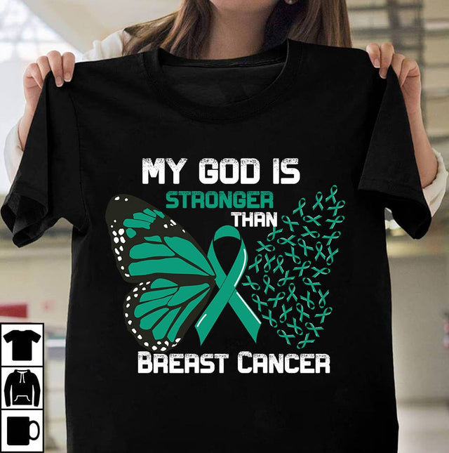 My god is Stronger Than Breast Cancer SVG Cut File, My god is Stronger Than Breast Cancer SVG Quotes, Fight Awareness SVG Bundle, Fight Awareness SVG Cut File , Fight Awareness Sublimation PNG SVG BlackCatsMedia 