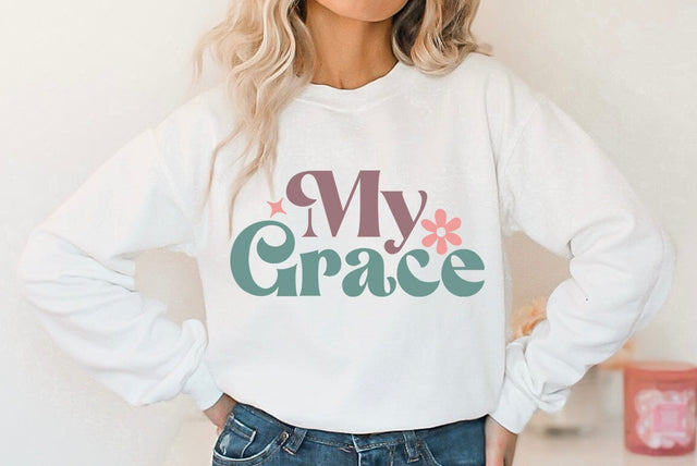 My grace, Christian Quote SVG SVG FiveStarCrafting 