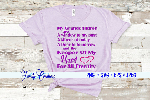 My Grandchildren SVG Family Creations 