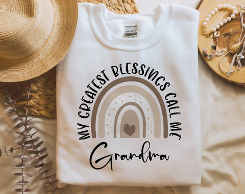 My Greatest Blessings Call Me Grandma SVG, 4 Designs, Grandma Quotes SVG, Grandma Sayings SVG, Grandma Shirt SVG SVG HappyDesignStudio 