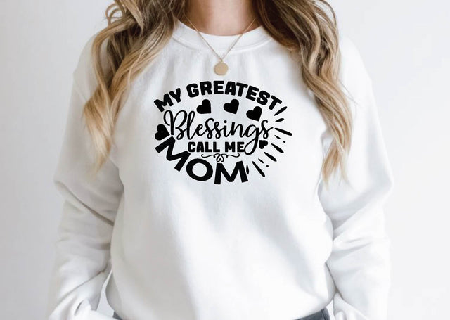 my greatest blessings call me mom SVG farhad farhad 