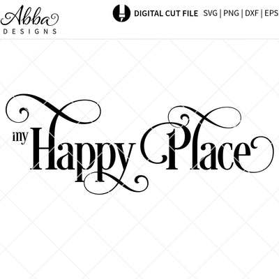 My Happy Place SVG Abba Designs 