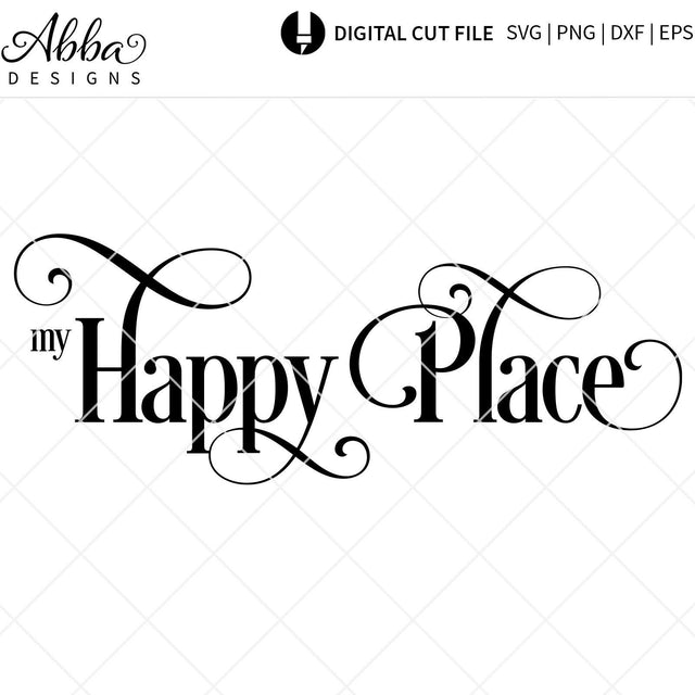 My Happy Place SVG Abba Designs 