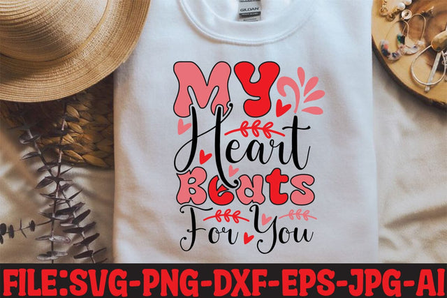 My Heart Beats For You SVG MStudio 