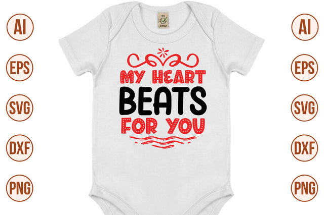 My Heart Beats for You svg SVG nirmal108roy 