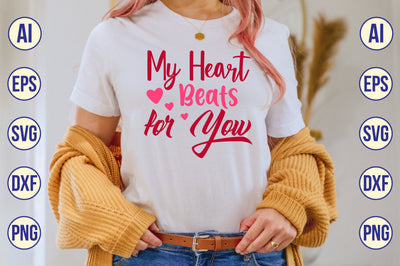 My Heart Beats for You svg SVG nirmal108roy 