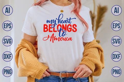 my heart belongs to america svg SVG nirmal108roy 