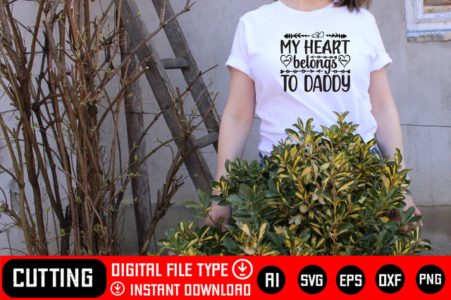 My Heart Belongs to Daddy SVG CraftlabSvg29 