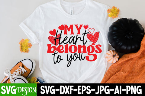 My Heart Belongs to You SVG Cut File, Happy Valentine's Dya Sublimation Bundle ,Valentine Day Sublimation Design, Valentine Day PNG , Valentines Svg Mega Bundle. Valentine's Day Svg Bundle. Valentine Quotes Svg. Funny Valentine's SVG BlackCatsMedia 
