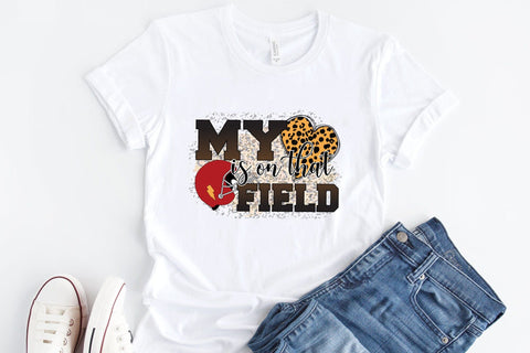 My Heart is on That Field, Football PNG Sublimation Sublimation CraftLabSVG 
