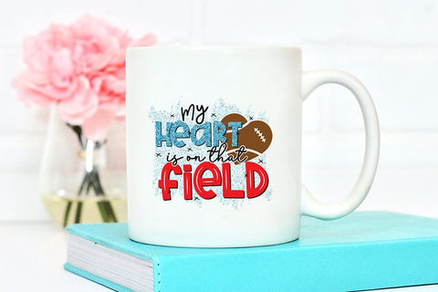 My Heart is on That Field | Football PNG Sublimation Sublimation CraftLabSVG 
