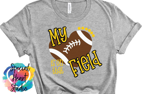 My Heart is on that Field - Football SVG Special Heart Studio 