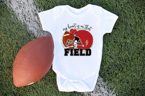 My Heart is on That Field PNG Sublimation Sublimation CraftLabSVG 