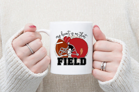 My Heart is on That Field PNG Sublimation Sublimation CraftLabSVG 