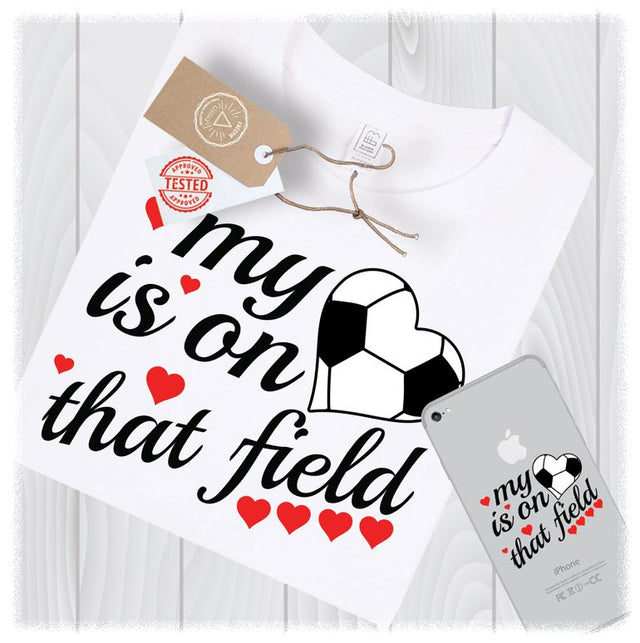 My Heart is on that Field Soccer SVG Files Mom Mama Designs - Soccer Mom SVG File - Soccer Grandma SVG - Instant Download SVG My Sew Cute Boutique 