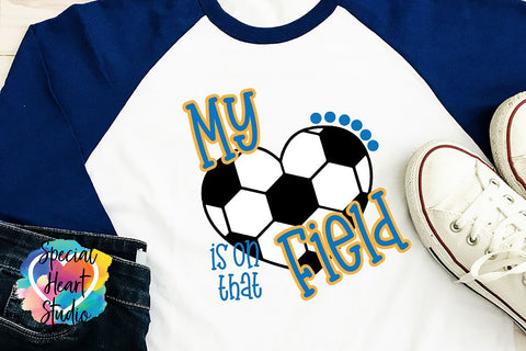 My Heart is on that field - Soccer SVG Special Heart Studio 