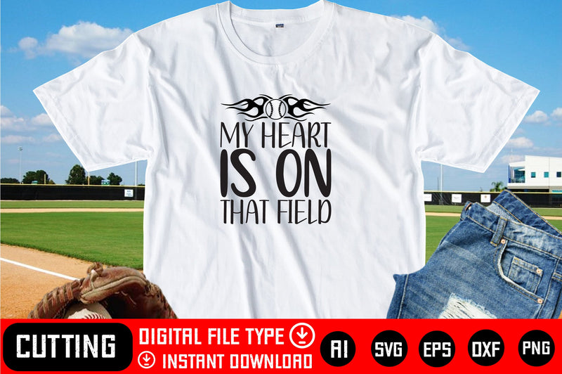 My Heart Is On That Field SVG CraftlabSvg29 