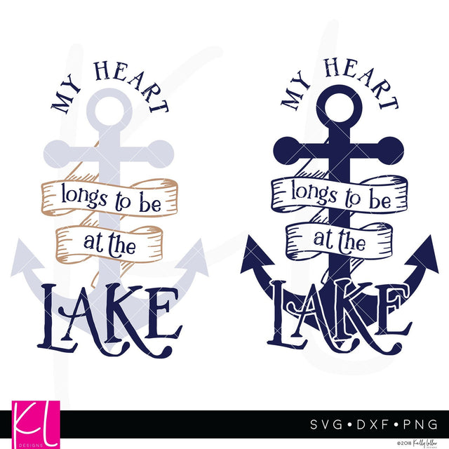 My Heart Longs to Be at the Lake SVG Kelly Lollar Designs 