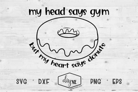 My Heart Says Donuts SVG DIYxe Designs 