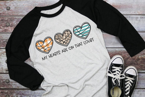 My Hearts Are On That Court SVG Morgan Day Designs 