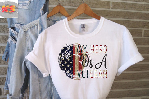 My Hero Is A Veteran Sublimation SVGista 