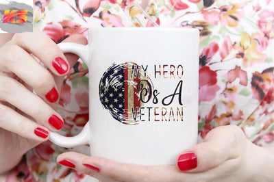 My Hero Is A Veteran Sublimation SVGista 