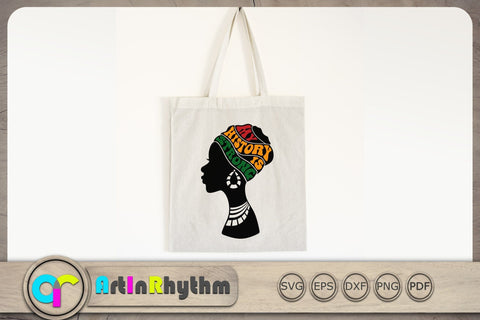My History Is Strong SVG, Black History Month SVG, African Woman SVG SVG Artinrhythm shop 