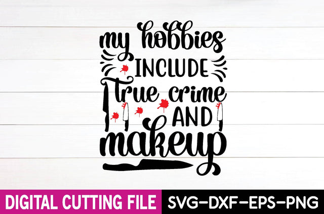 my hobbies include true crime and makeup SVG md faruk hossain 