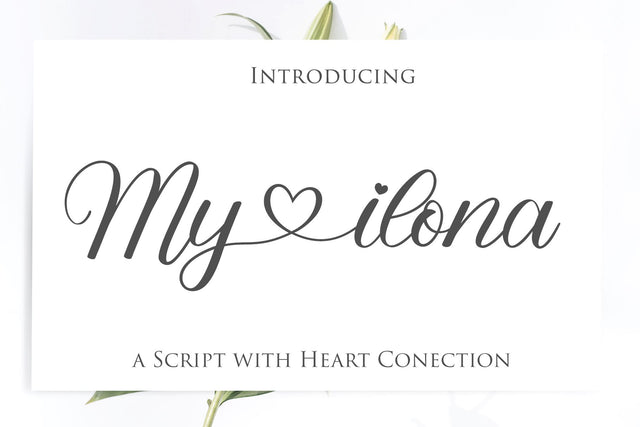 My Ilona Font letterbeary 