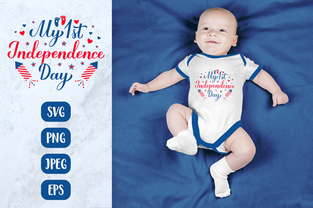 My Independence Day SVG. First 4th of July quote for kids SVG LaBelezoka 