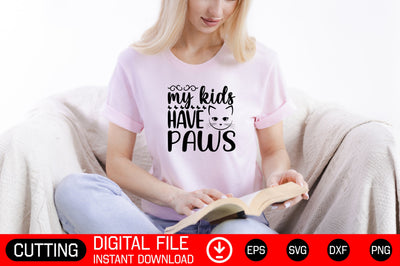 My Kids Have Paws SVG CraftlabSvg29 