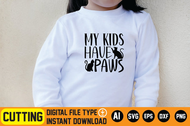 My Kids Have Paws SVG CraftlabSvg29 