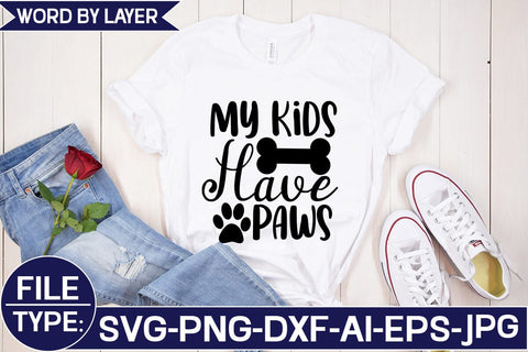 My Kids Have Paws SVG Cut File SVG Studio Innate 