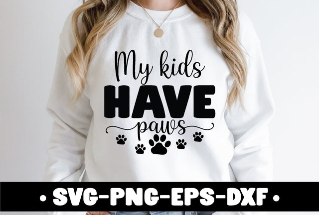 my kids have paws SVG md faruk hossain 