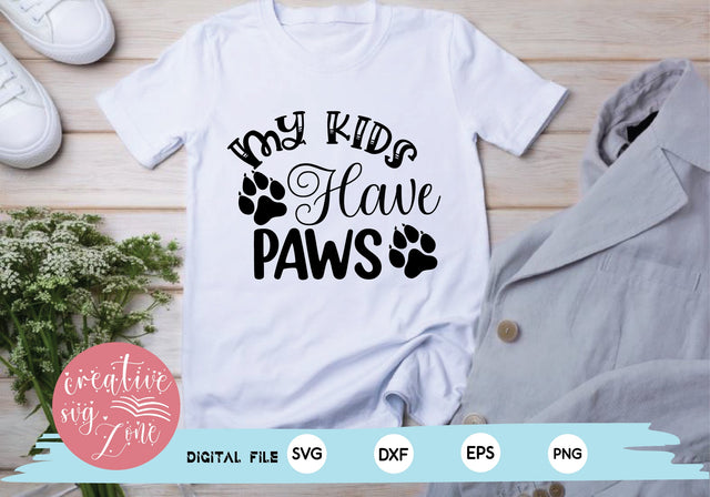 My Kids Have Paws SVG md faruk hossain 