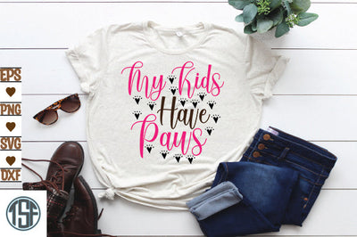 My Kids Have Paws SVG thesvgfactory 