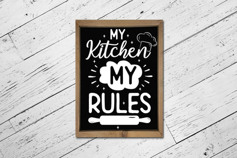 My Kitchen My Rules - Funny Kitchen SVG SVG CraftLabSVG 