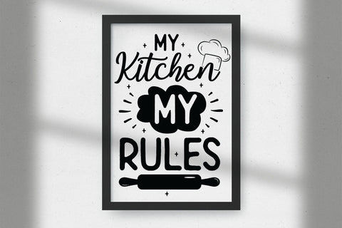 My Kitchen My Rules - Funny Kitchen SVG SVG CraftLabSVG 