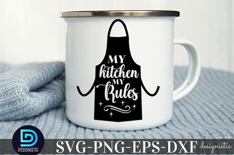 My kitchen my rules, Kitchen Monogram SVG SVG DESIGNISTIC 
