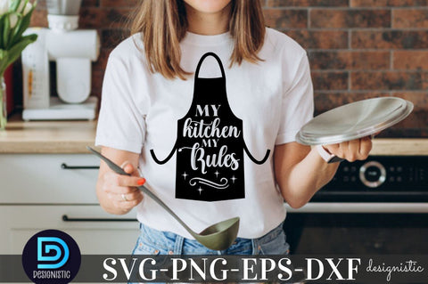 My kitchen my rules, Kitchen Monogram SVG SVG DESIGNISTIC 