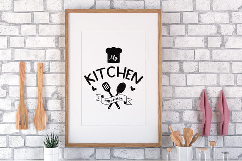 My kitchen my rules svg cut file SVG SmmrDesign 