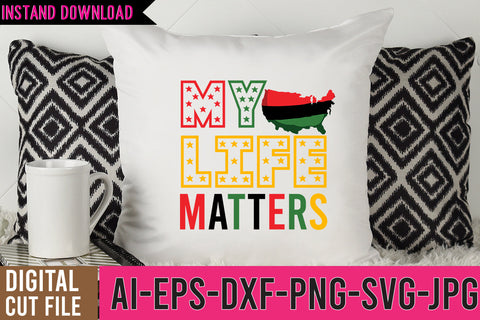 My life Matters SVG Cut File, My life Matters SVG Design SVG BlackCatsMedia 