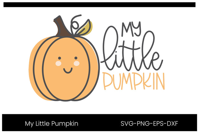 My Little Pumpkin, Cute Baby Halloween SVG SVG Designing Digitals 