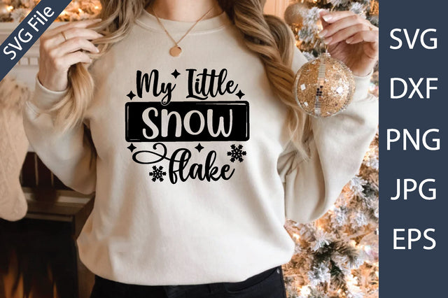 My Little Snowflake SVG md faruk hossain 