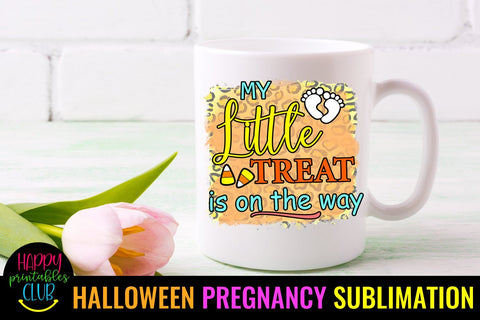 My Little Treat is On Way-Halloween Pregnancy Sublimation PN Sublimation Happy Printables Club 